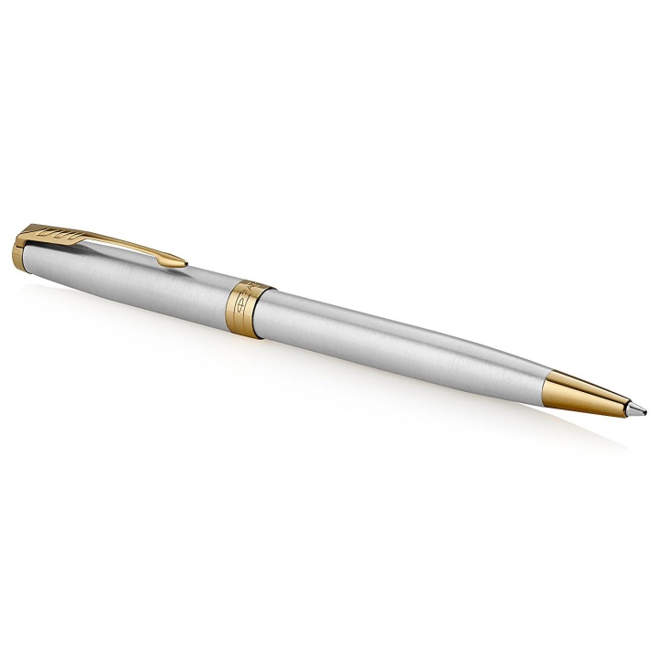 Sonnet Steel/Gold Kulpenna i gruppen Pennor / Fine Writing / Kulspetspennor hos Pen Store (104699)