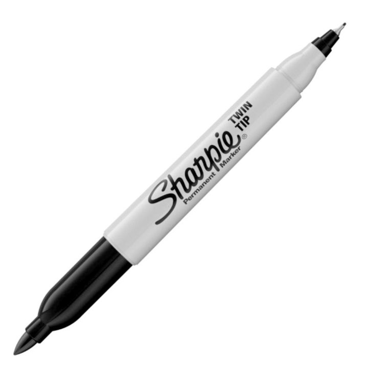 Twin-tip Marker Black i gruppen Pennor / Konstnärspennor / Tuschpennor hos Pen Store (104782)