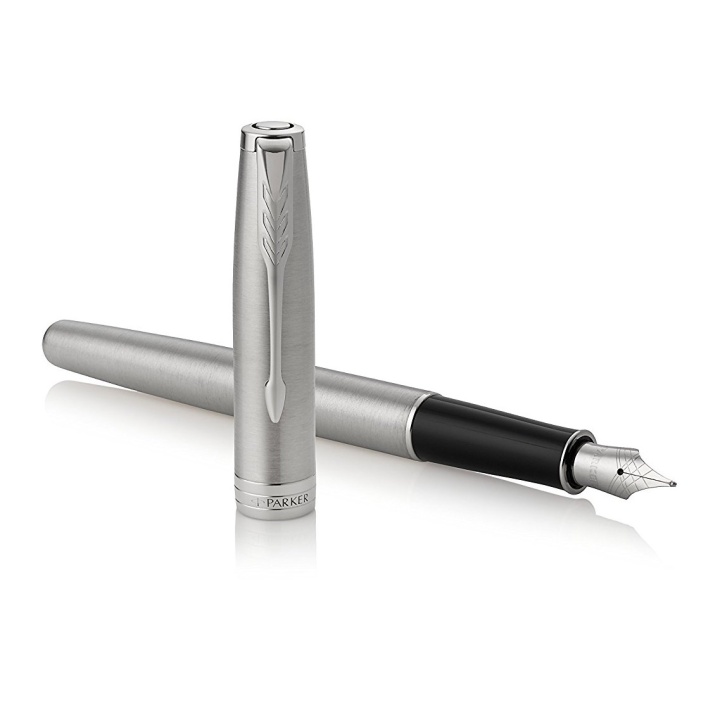 Sonnet Steel/Chrome Reservoar Fine i gruppen Pennor / Fine Writing / Reservoarpennor hos Pen Store (104817)
