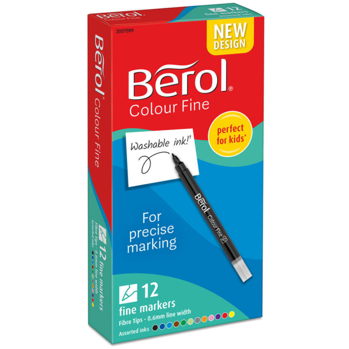 Colour Fine Tip 12-pack (3 år+)