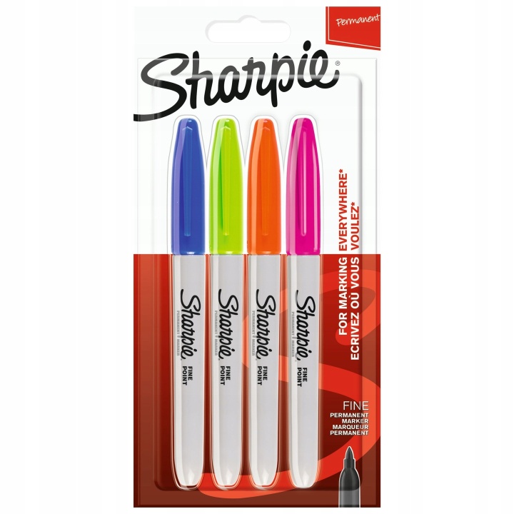 Läs mer om Sharpie Fine Marker 4-pack Fun