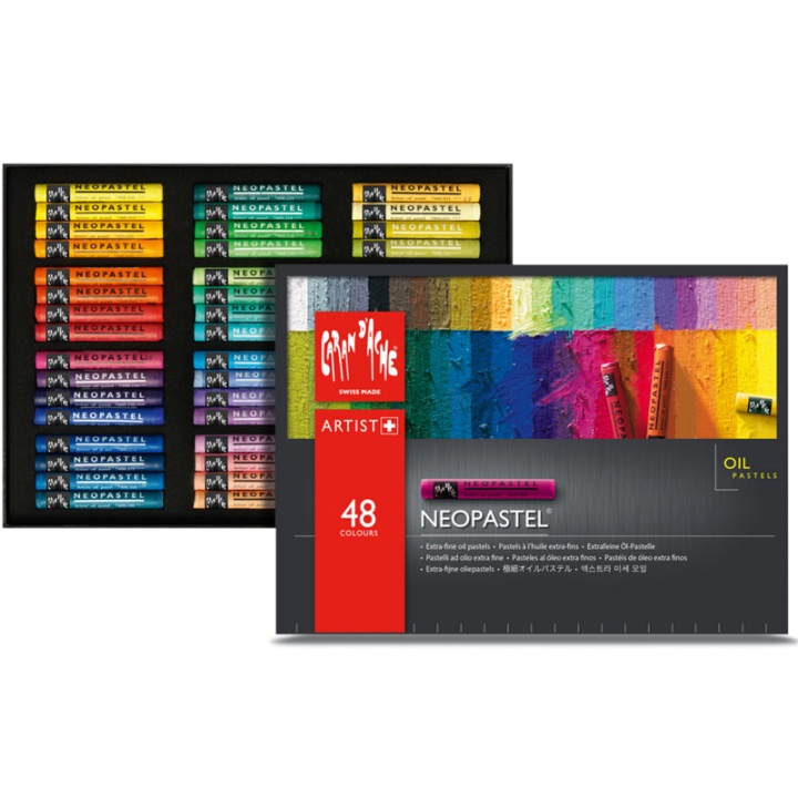 Neopastel 48-set i gruppen Konstnärsmaterial / Kritor och blyerts / Pastellkritor hos Pen Store (104929)