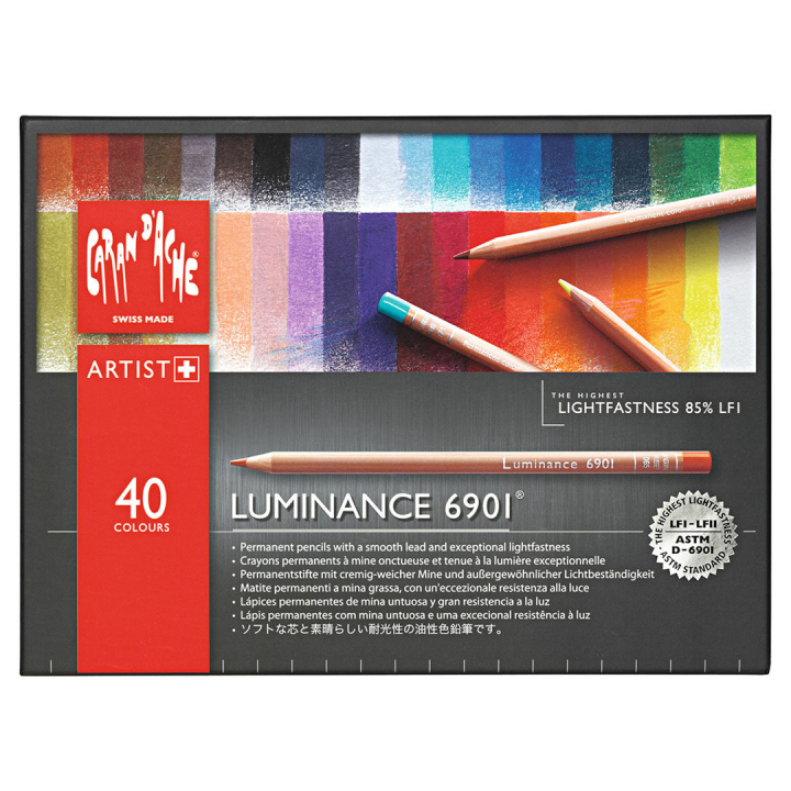 Luminance 6901 40-set i gruppen Pennor / Konstnärspennor / Färgpennor hos Pen Store (104930)