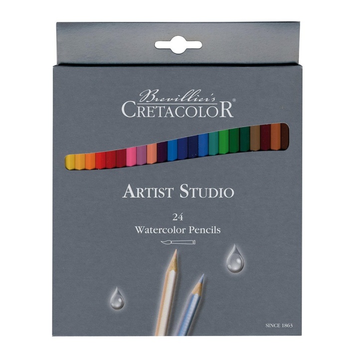 Läs mer om Cretacolor Artist Studio Akvarellpennor 24-pack