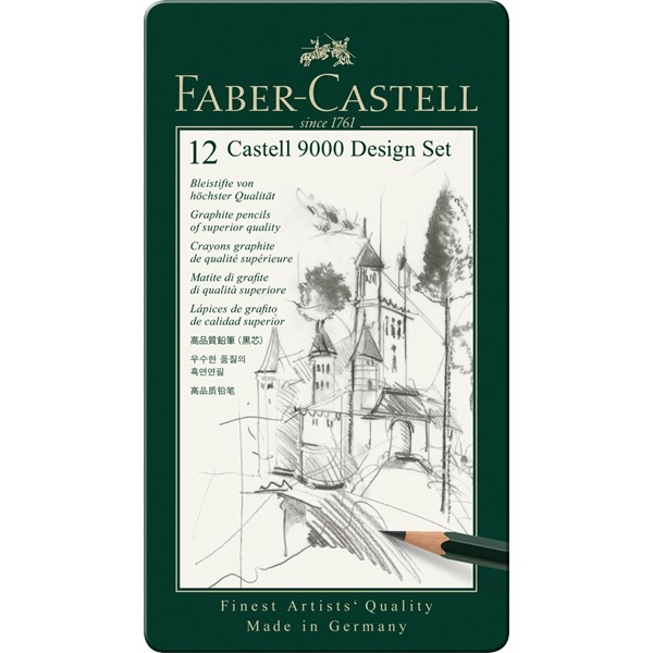 Läs mer om Faber-Castell Blyerts Castell 9000 Design Set