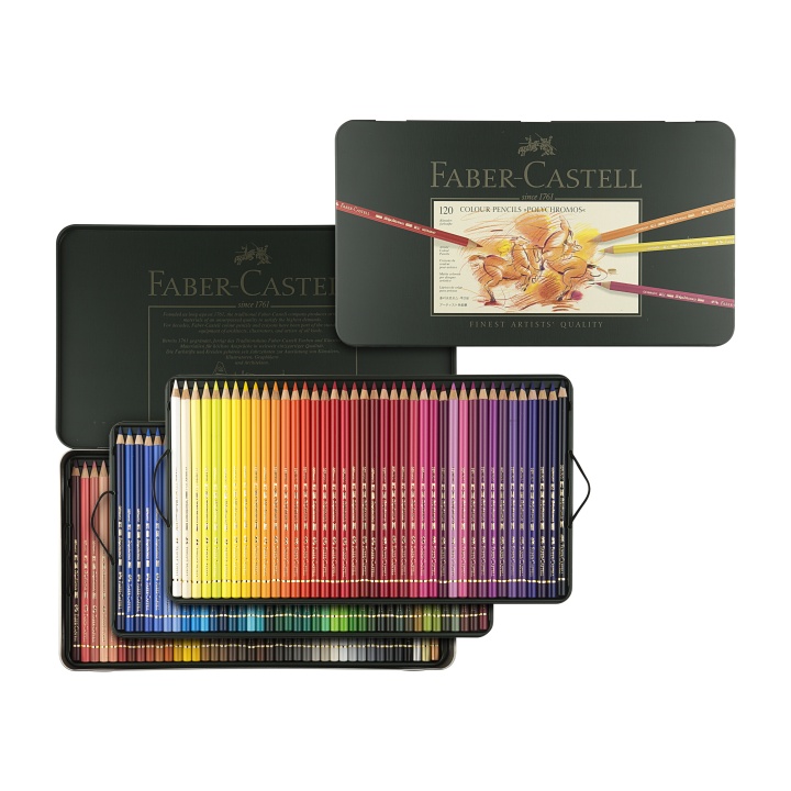 Läs mer om Faber-Castell Färgpennor Polychromos 120-set