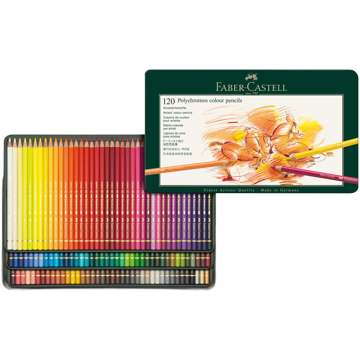 Färgpennor Polychromos 120-set i gruppen Pennor / Konstnärspennor / Färgpennor hos Pen Store (105073)