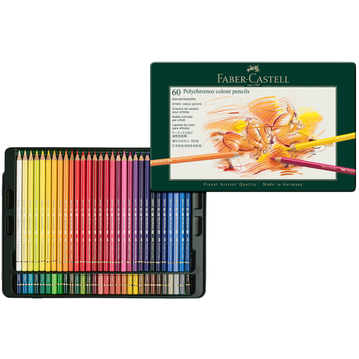Färgpennor Polychromos 60-set i gruppen Pennor / Konstnärspennor / Färgpennor hos Pen Store (105077)
