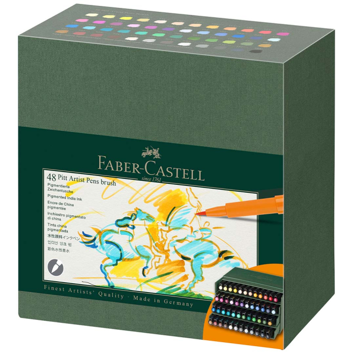 Läs mer om Faber-Castell PITT Artist Brush 48-set Ateljé