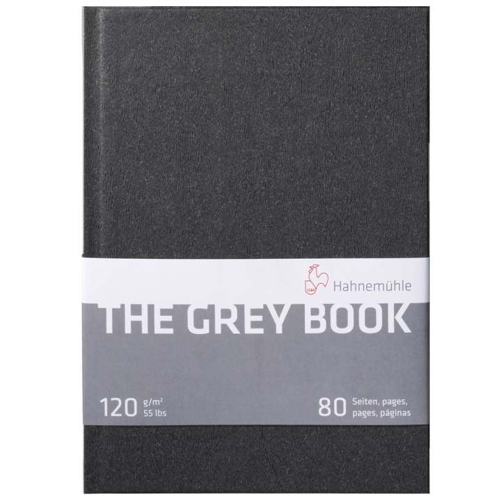 The Grey Book A4 i gruppen Papper & Block / Konstnärsblock / Färgat papper hos Pen Store (106116)