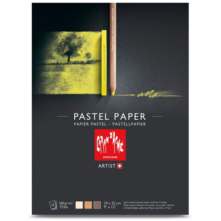 Pastel Paper A4 i gruppen Papper & Block / Konstnärsblock / Pastellblock hos Pen Store (106121)
