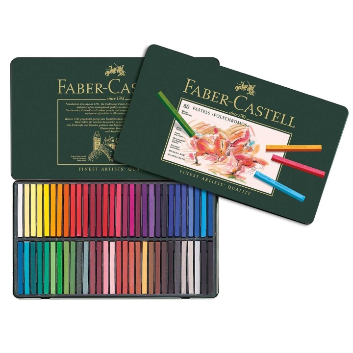 Pastelkritor Polychromos 60-set