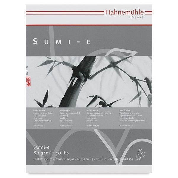Läs mer om Hahnemühle Sumi-e pad A4