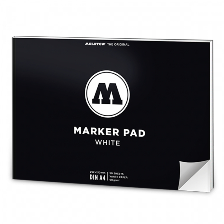 Basic Marker Pad A4 90g i gruppen Papper & Block / Konstnärsblock / Rit- och skissblock hos Pen Store (106220)