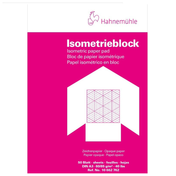 Millimeterblock Isometric A4 i gruppen Papper & Block / Konstnärsblock / Tracing och kalkering hos Pen Store (106221)