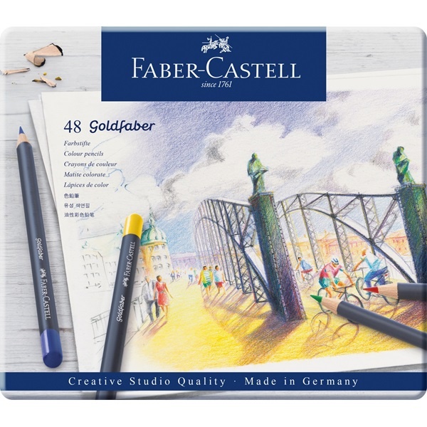 Läs mer om Faber-Castell Goldfaber Färgpennor 48-set