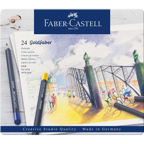 Läs mer om Faber-Castell Goldfaber Färgpennor 24-set