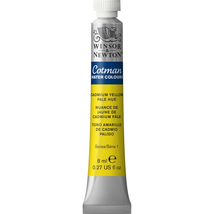 Läs mer om Winsor & Newton Cotman Akvarellfärg Tub 8 ml Cadmium yellow pale hue 119