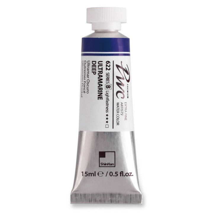 Akvarellfärg Premium PWC 15 ml (Prisgrupp 5) i gruppen Konstnärsmaterial / Konstnärsfärger / Akvarellfärg / Akvarellfärg på tub hos Pen Store (107358_r)