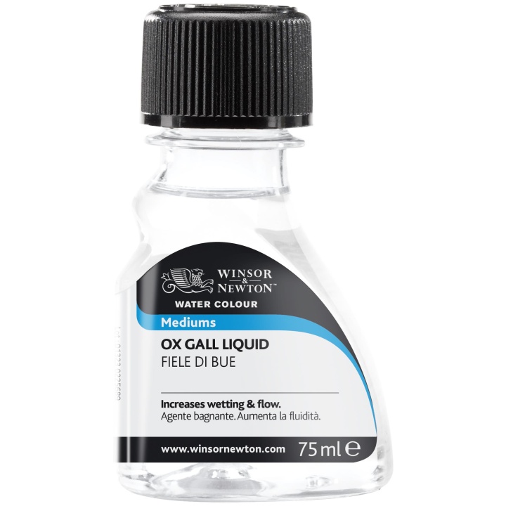 Ox Gall Liquid 75 ml i gruppen Konstnärsmaterial / Målarmedier och fernissa / Akvarellmedium hos Pen Store (107492)