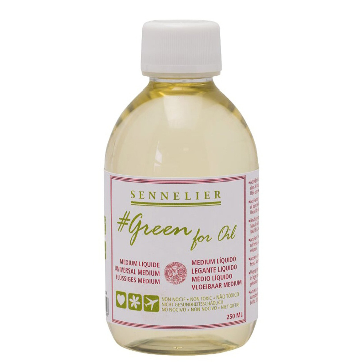 Green For Oil Liquid Medium 250 ml i gruppen Konstnärsmaterial / Målarmedier och fernissa / Oljemedium hos Pen Store (107500)