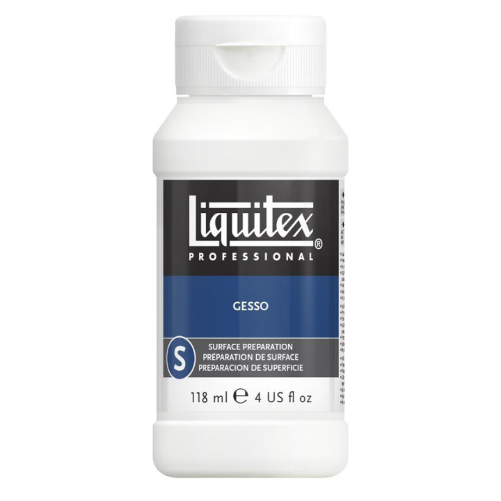 Vit Gesso 118 ml i gruppen Konstnärsmaterial / Målarmedier och fernissa / Gesso och primer hos Pen Store (107508)