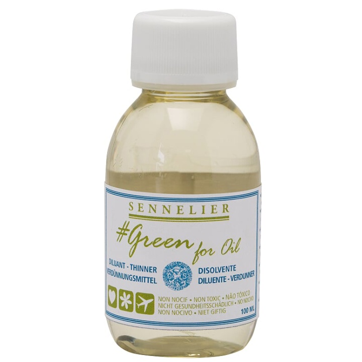 Läs mer om Sennelier Green For Oil Thinner 100 ml