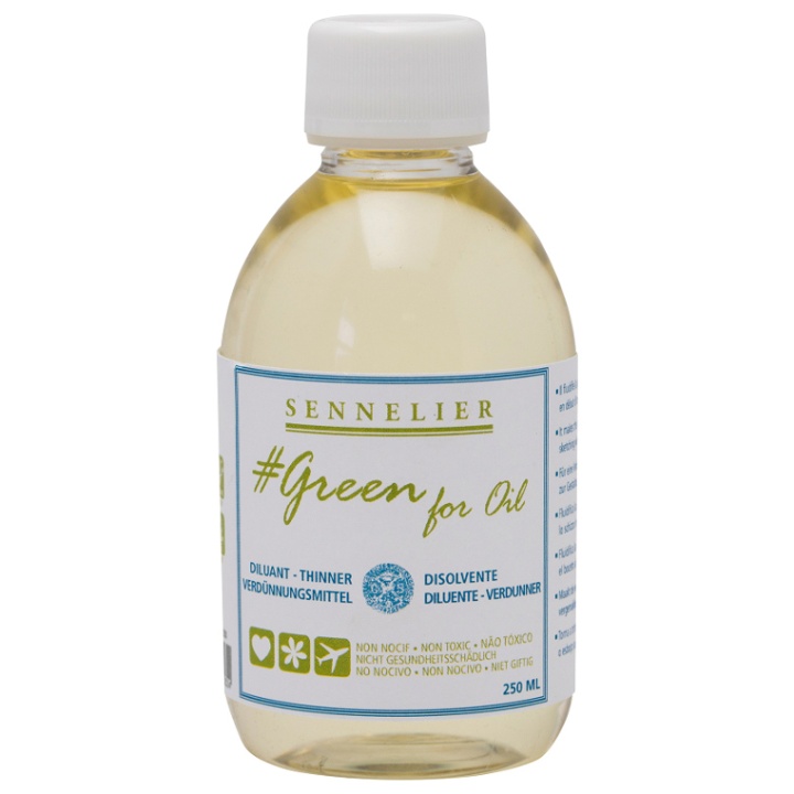 Läs mer om Sennelier Green For Oil Thinner 250 ml