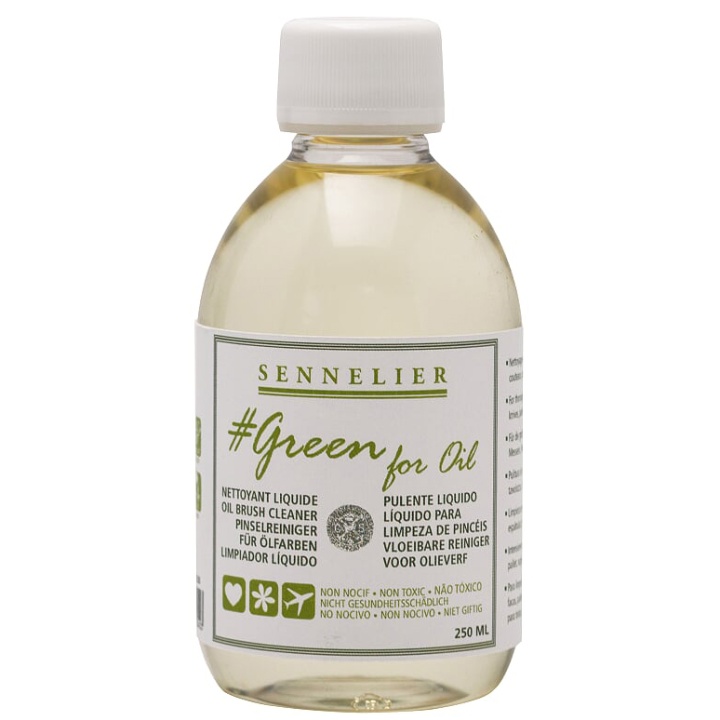 Läs mer om Sennelier Green For Oil Penseltvätt 250 ml