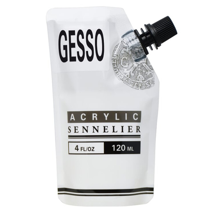 Abstract Gesso 120 ml i gruppen Konstnärsmaterial / Målarmedier och fernissa / Gesso och primer hos Pen Store (107528)