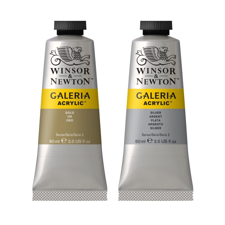 Läs mer om Winsor & Newton Galeria Akrylfärg Metallic 60 ml Gold 283