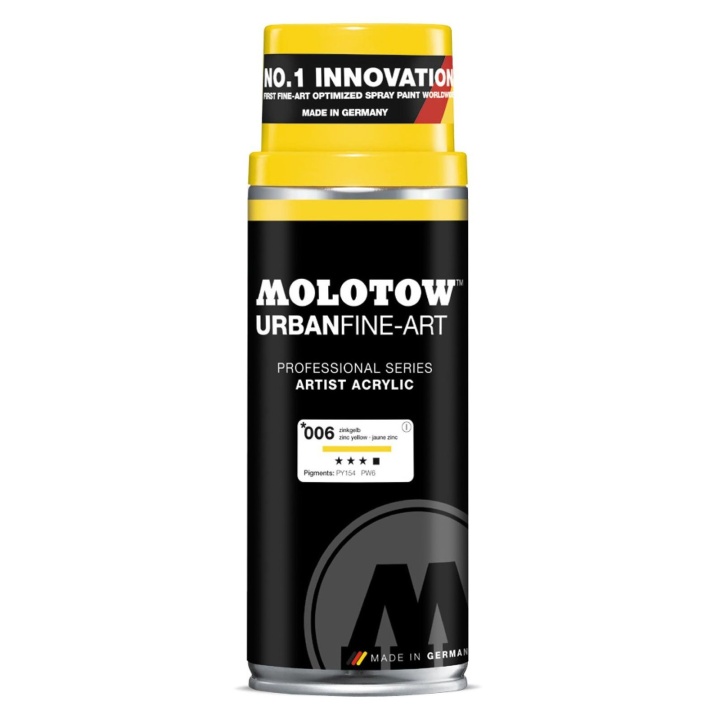 Läs mer om Molotow Sprayfärg Akryl UrbanFineArt 400ml naples yellow 301