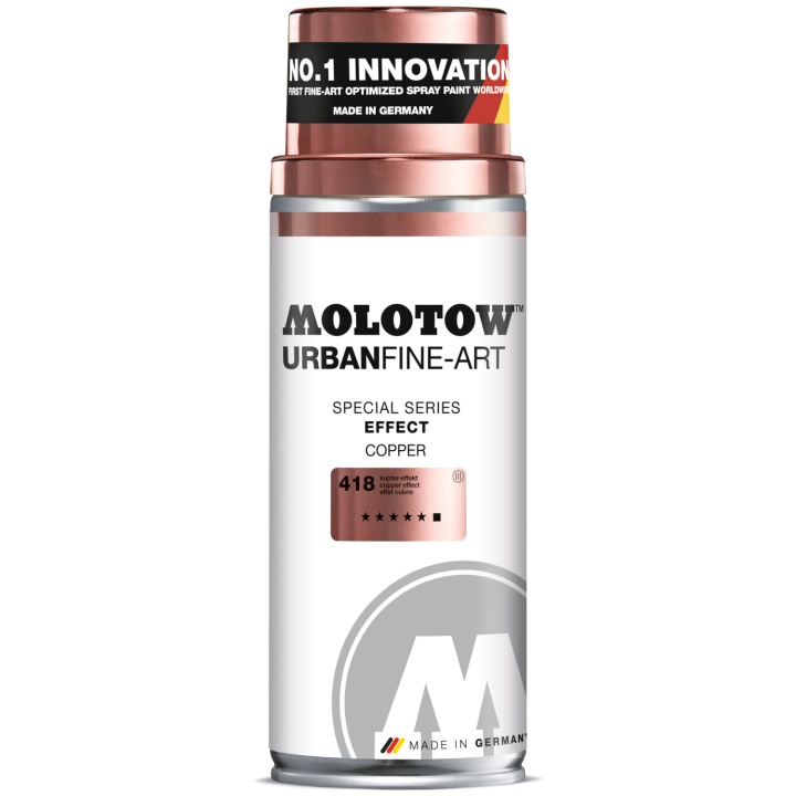 Läs mer om Molotow Sprayfärg Akryl UrbanFineArt Effect 400ml Copper effect 418