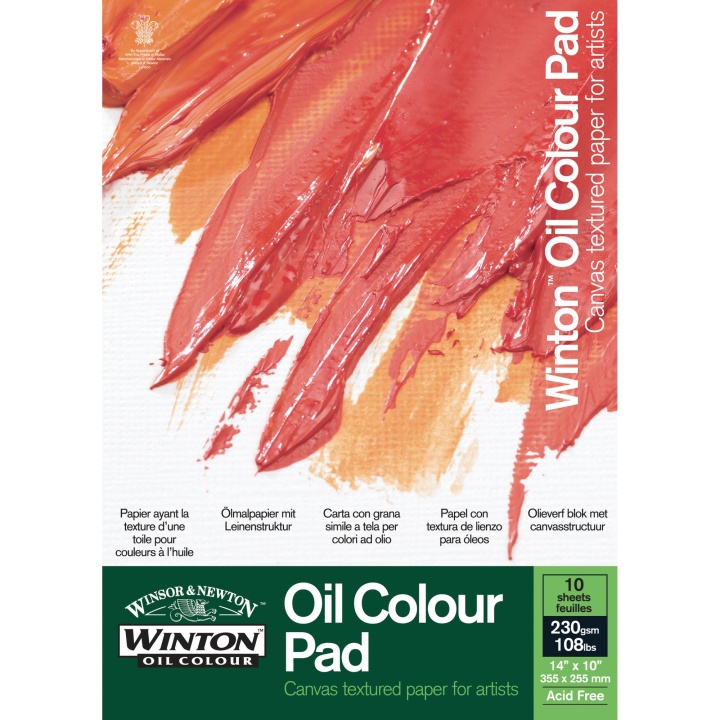 Winton Oljemålningsblock 230g 35x25 cm i gruppen Papper & Block / Konstnärsblock / Akrylblock hos Pen Store (108410)