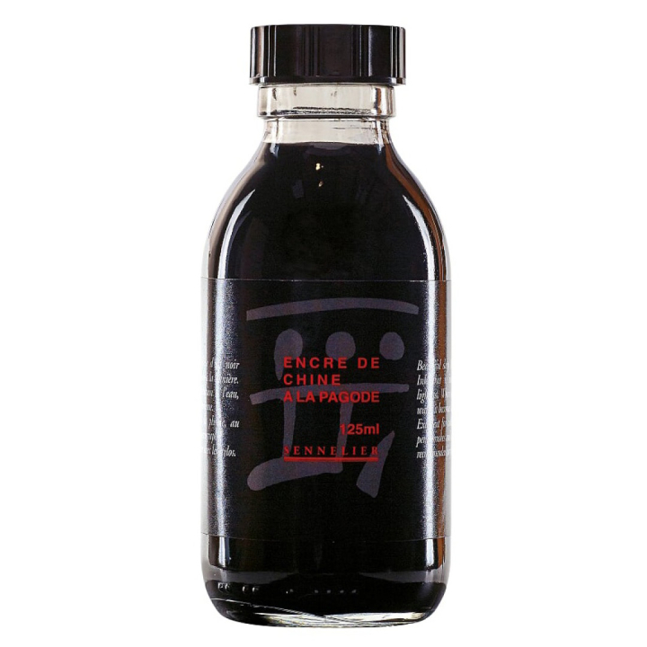 Indian Ink A La Pagode 125 ml i gruppen Konstnärsmaterial / Konstnärsfärger / Tusch och bläck hos Pen Store (108712)
