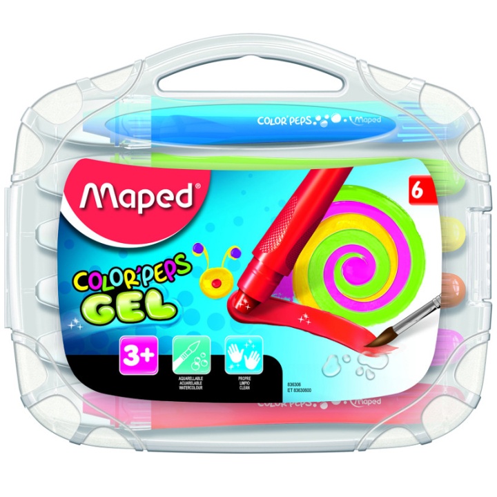 Läs mer om Maped Color Peps Gelkritor 6-set