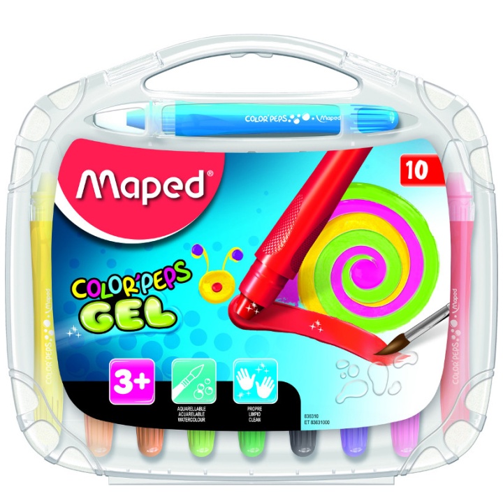 Läs mer om Maped ColorPeps Gelkritor 10-set