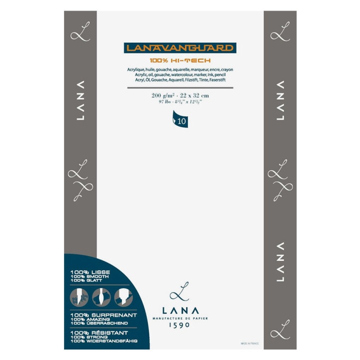 LanaVanguard Yupo Paper 22x32 cm i gruppen Papper & Block / Konstnärsblock / Mixed media-block hos Pen Store (108843)