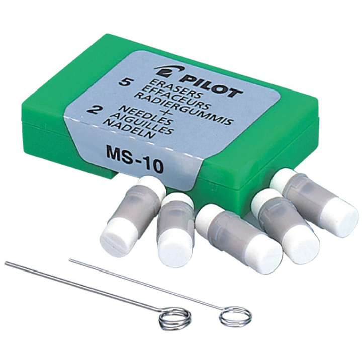 MS-10 Radertoppar 5-pack i gruppen Pennor / Penntillbehör / Sudd- & Radergummin hos Pen Store (109206)