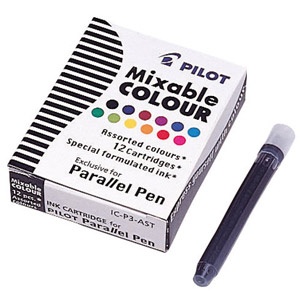 Refill Parallel Pen Mix-12-pack i gruppen Pennor / Penntillbehör / Patroner och refiller hos Pen Store (109264)