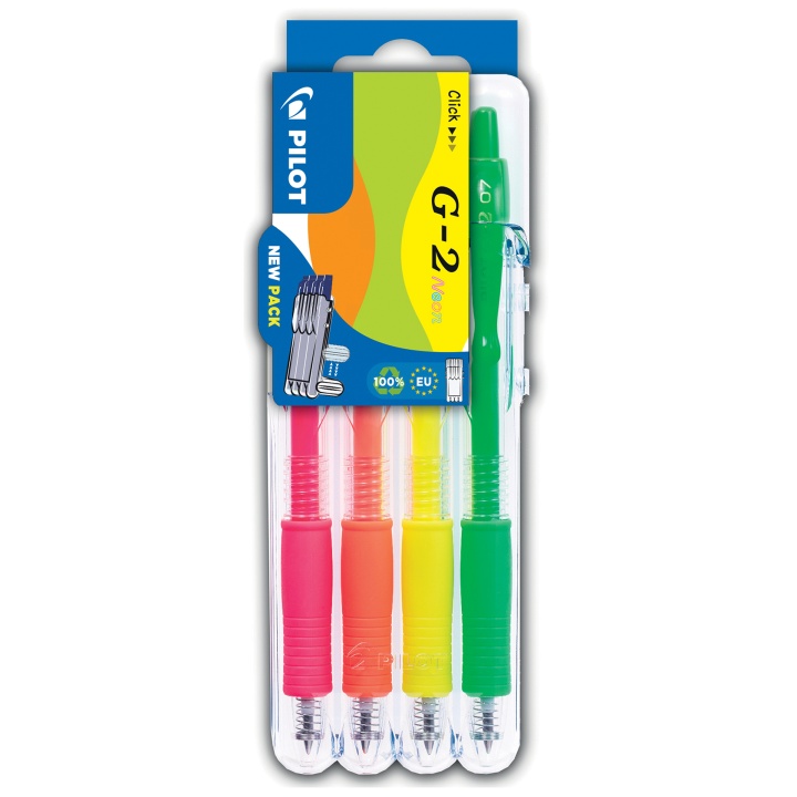 G2 2GO 4-set Neon i gruppen Pennor / Märkning och kontor / Kontorspennor hos Pen Store (109754)