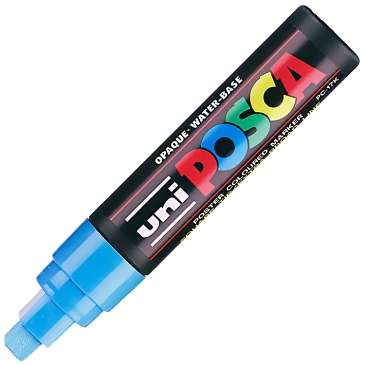 Läs mer om Posca Posca Marker PC-17K Extra-broad Light blue