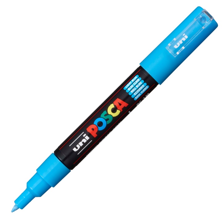 Läs mer om Posca Posca Marker PC-1M Extra-fine Light blue