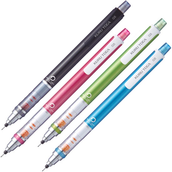 Läs mer om Uni Stiftpenna Kuru Toga 0,5 mm Pink