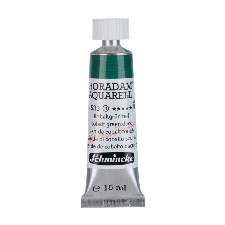 Horadam Aquarell Tub 15ml (Prisgrupp 4) 483 cobalt azure i gruppen Konstnärsmaterial / Konstnärsfärger / Akvarellfärg / Akvarellfärg på tub hos Pen Store (110717)