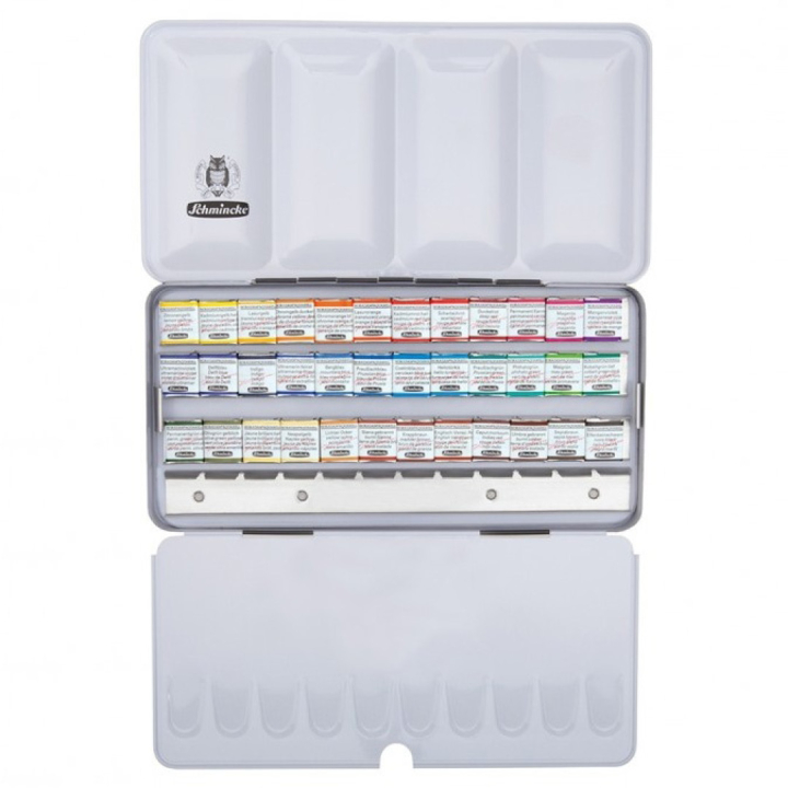 Horadam Aquarell Metal 36-set + 12 tomma