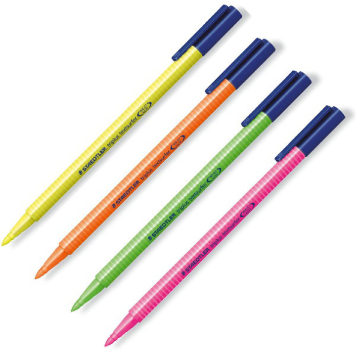 Triplus Textsurfer Highlighter 4-pack i gruppen Pennor / Märkning och kontor / Överstrykning hos Pen Store (110870)