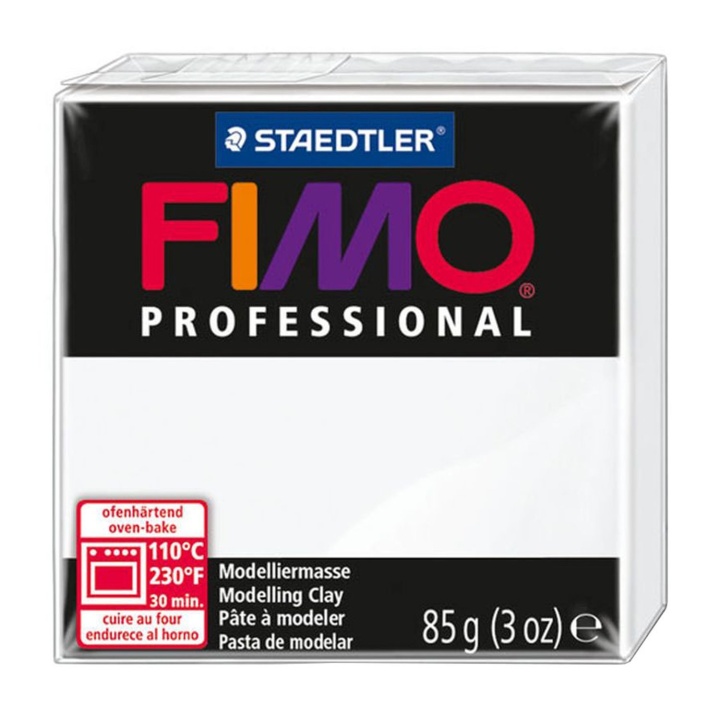 Läs mer om Staedtler FIMO Professional 85 g Fimolera Porcelain