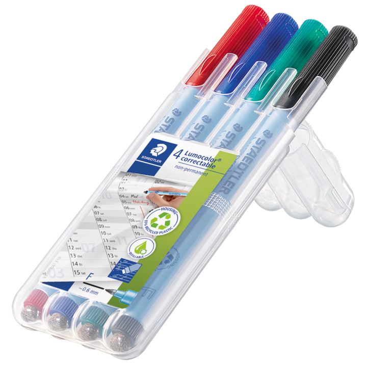4-pack Lumocolor Correctable i gruppen Pennor / Märkning och kontor / Märkpennor hos Pen Store (110980_r)
