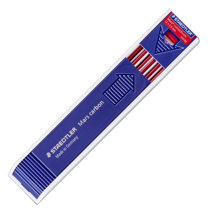 Mars 2 mm stift 12-pack färgade Blue i gruppen Pennor / Penntillbehör / Blyertsstift hos Pen Store (111065)